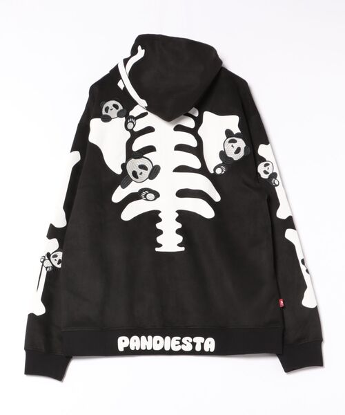 ぱーんだ ローリングパンダズ｜裏毛ビッグシルエットパーカー｜ユニセックス