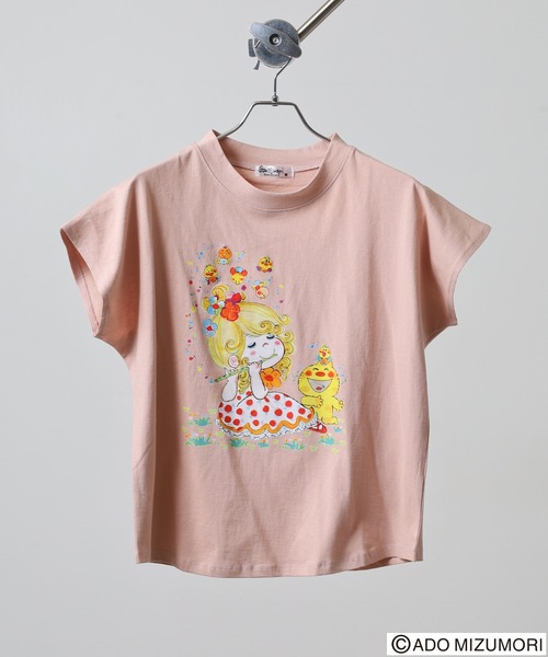 FUNALIVE（ファンアライブ） tシャツ 水森亜土プリントフレンチ