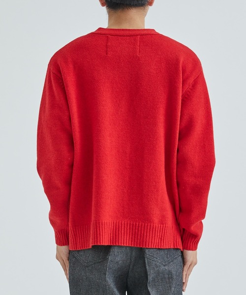 TTT MSW（ティー） ニットカーディガン M ライトブルー メンズ