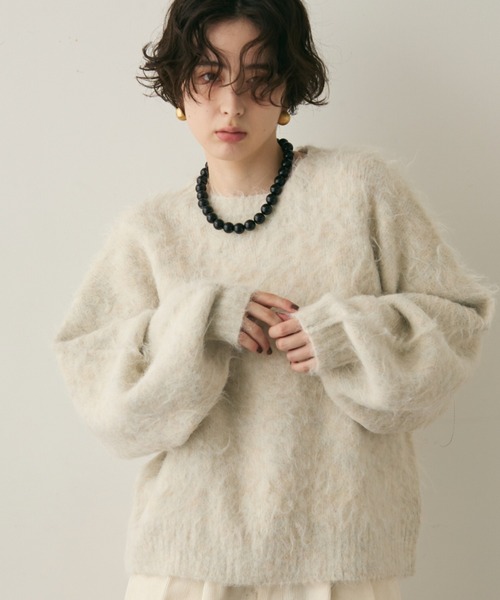 Trish（トリッシュ） ニット セーター 「ウール混」イエティシャギー