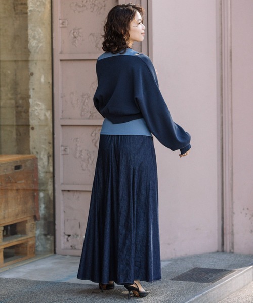 「Munich」 ニットカーディガン FREE ホワイト レディース_画像4