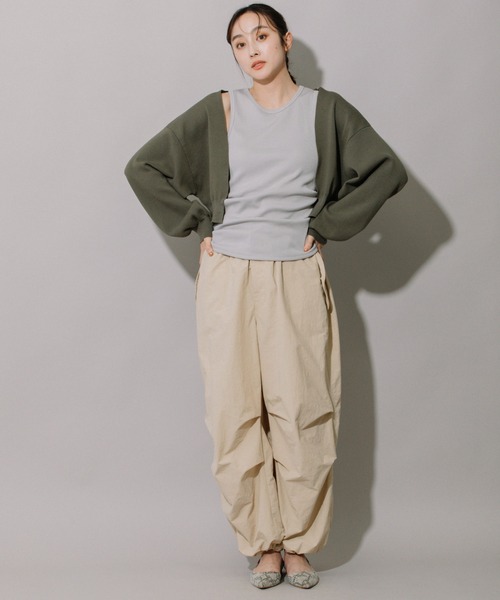 「Munich」 ニットカーディガン FREE ホワイト レディース_画像8