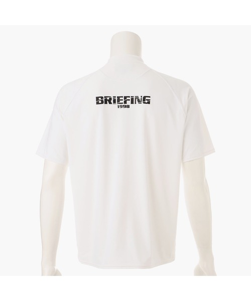 BRIEFING（ブリーフィング） 半袖Tシャツ M ホワイト メンズ