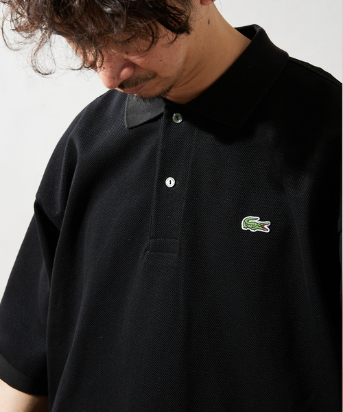 「LACOSTE」 半袖ポロシャツ 6 ブラック メンズの画像