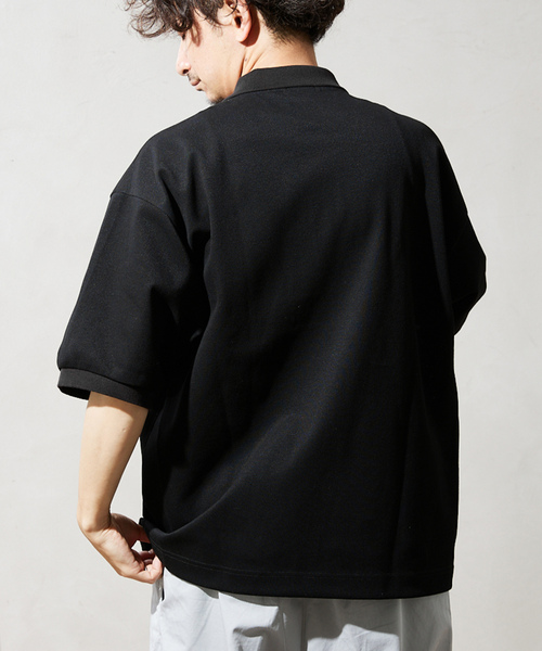 「LACOSTE」 半袖ポロシャツ 6 ブラック メンズの画像