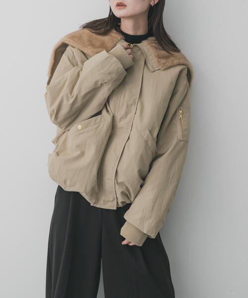 SENSE OF PLACE by URBAN RESEARCH ブルゾン アウター ファーエリ