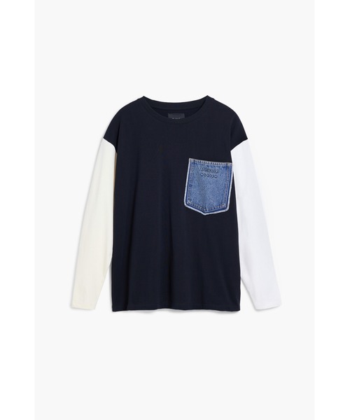 Desigual（デシグアル） tシャツ 「Desigual×BOTTER」デニムポケット