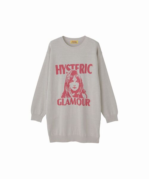 HYSTERIC GLAMOUR（ヒステリックグラマー） 長袖ニット FREE グレー