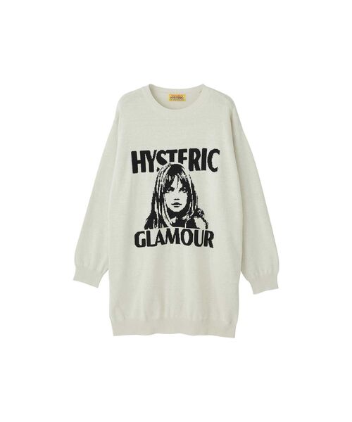 ヒステリックグラマー　長袖ニット HYSTERIC GLAMOUR（ヒステリックグラマー） 長袖ニット FREE グレー