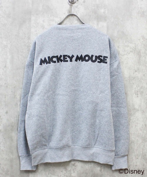 Disney 襤褸 裏起毛 ミッキーマウス BORO sweat hood ボロ Disney（ディズニー） トレーナー スウェット 「Disney/ディズニー