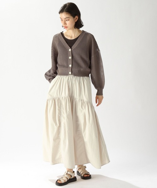 niko and…（ニコアンド） ロングスカート FREE ベージュ レディース