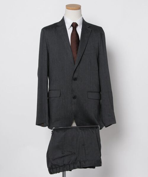 「NANO universe」 スーツ M チャコール メンズ_画像2