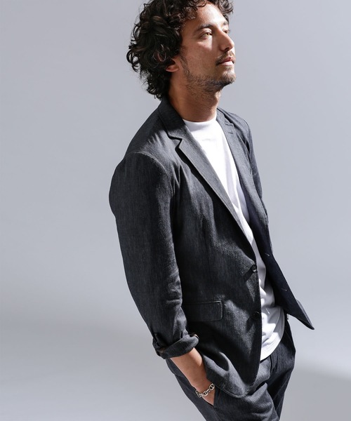 「NANO universe」 スーツ M チャコール メンズ_画像7