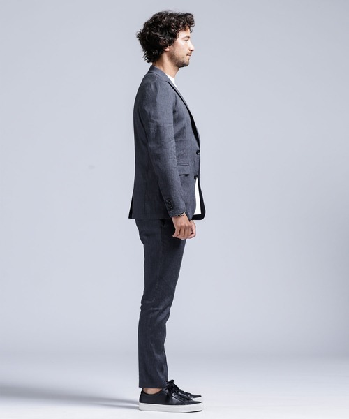 「NANO universe」 スーツ M チャコール メンズ_画像9