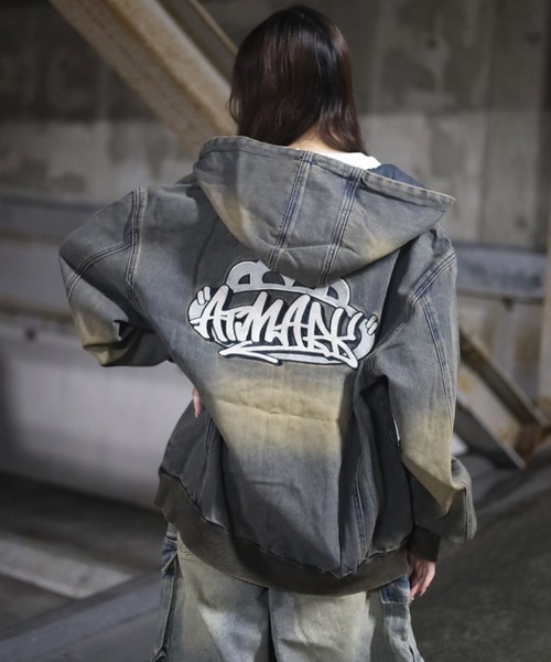 ATMARK デニムジャケット gジャン 「2サイズ展開 / UNISEX 」ATMARK