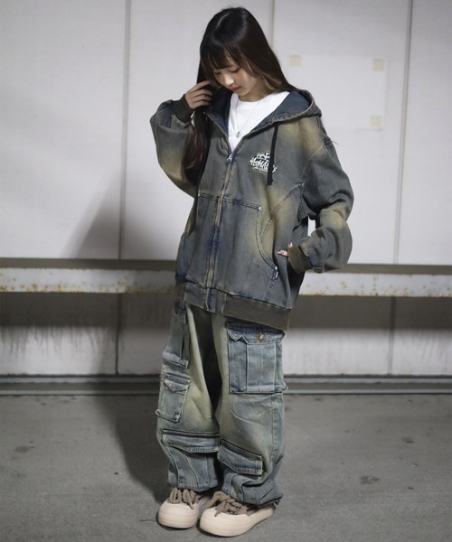 ATMARK デニムジャケット gジャン 「2サイズ展開 / UNISEX 」ATMARK