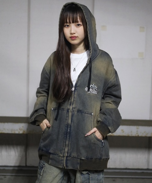 ATMARK デニムジャケット gジャン 「2サイズ展開 / UNISEX 」ATMARK