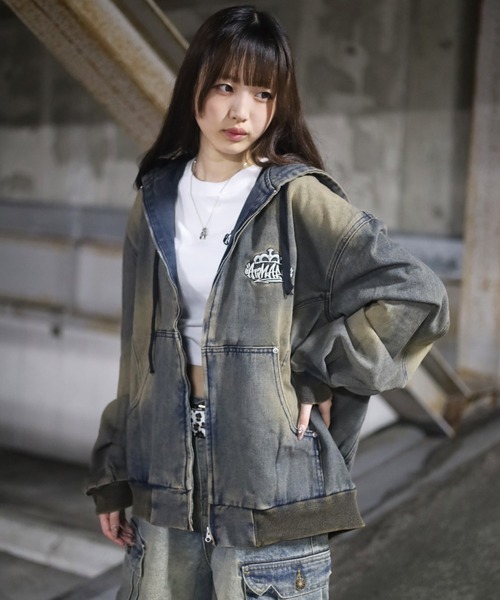 ATMARK デニムジャケット gジャン 「2サイズ展開 / UNISEX 」ATMARK