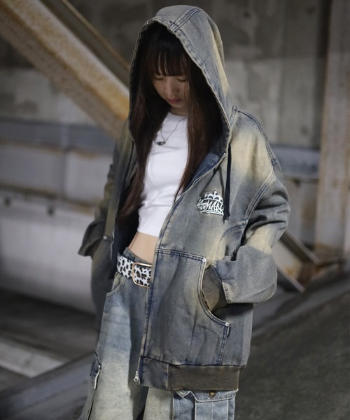 ATMARK デニムジャケット gジャン 「2サイズ展開 / UNISEX 」ATMARK