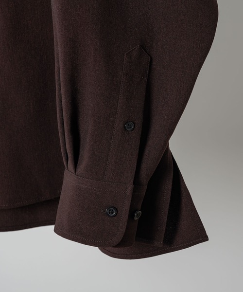 「soerte」 長袖シャツ 1 ネイビー メンズ_画像8