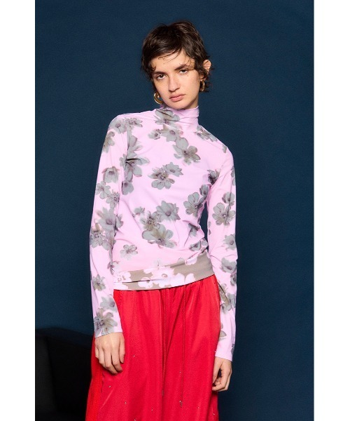 MAISON SPECIAL（メゾンスペシャル） tシャツ Gradient Turtle Flower