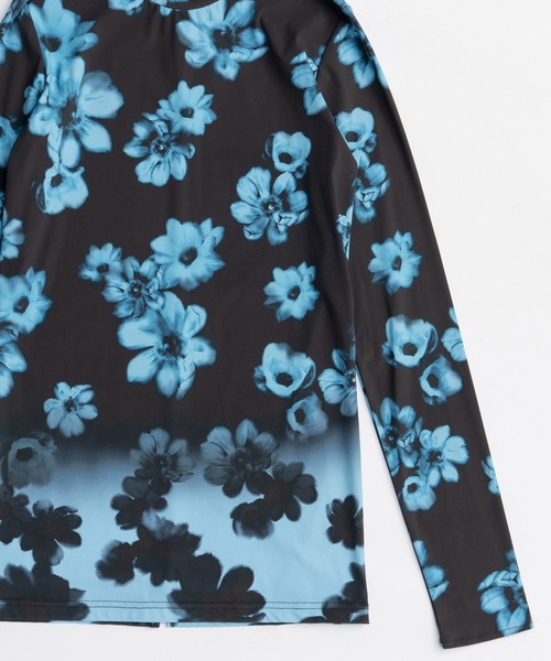 MAISON SPECIAL（メゾンスペシャル） tシャツ Gradient Turtle Flower
