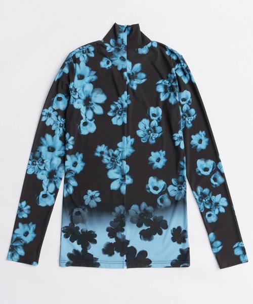 MAISON SPECIAL（メゾンスペシャル） tシャツ Gradient Turtle Flower