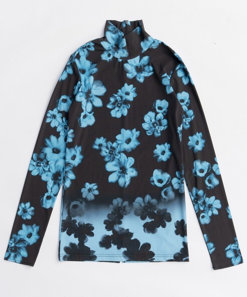 MAISON SPECIAL（メゾンスペシャル） tシャツ Gradient Turtle Flower