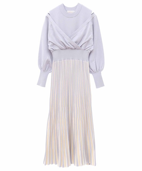 「31 Sons de mode」 ニットワンピース 36 ピンク レディース_画像8