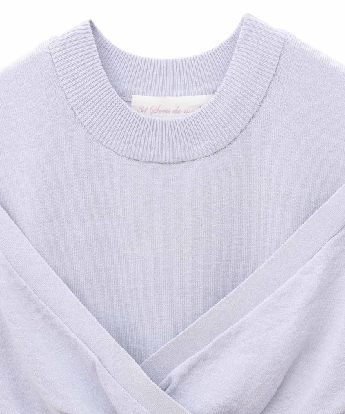 「31 Sons de mode」 ニットワンピース 36 ピンク レディース_画像9