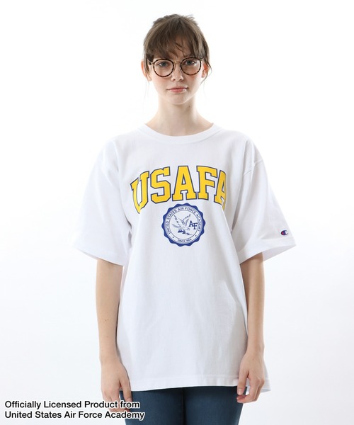 Champion（チャンピオン） 「usafa」半袖Tシャツ「championコラボ」 X 