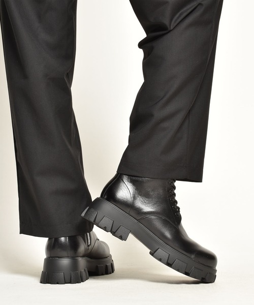 endevice（エンデヴァイス） レースアップブーツ 40 ブラック メンズ