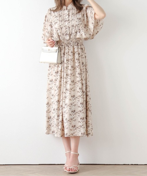 「La-gemme」 長袖ワンピース M ブルー系その他 レディース_画像5