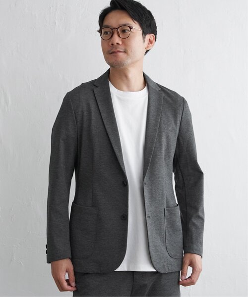 「IKKA LOUNGE」 テーラードジャケット M グレー メンズ_画像4