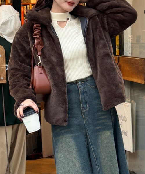 efill ブルゾン FREE ブラウン レディース : ZOZOTOWN Yahoo!店 - 通販