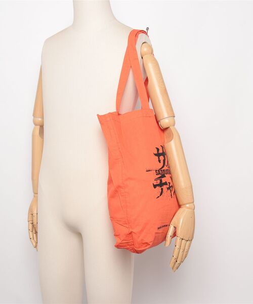 YEN TOWN MARKET トートバッグ 大きめ 「SAMURAI CHAMPLOO」サムライ