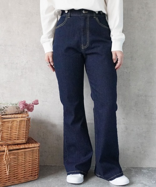 Emma（エマ） ジーンズ デニム デニムパンツ リサイクルデニムフレア