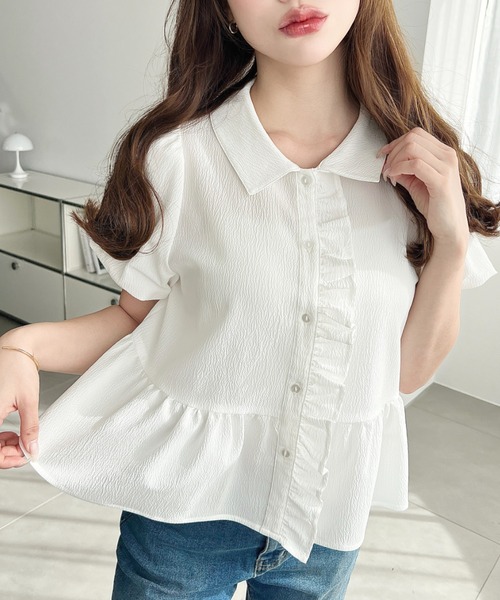 レディース タグ付き♪ 新品♡ ella エラ バルーンスリーブブラウス 