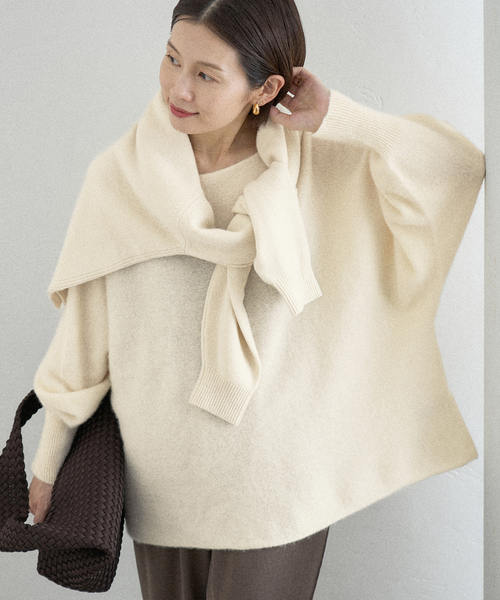 【NEW】イエナ（IENA）/ピュア カシミヤ ドルマンプルオーバー IENA（イエナ） ニット セーター ピュア カシミヤ ドルマンプル