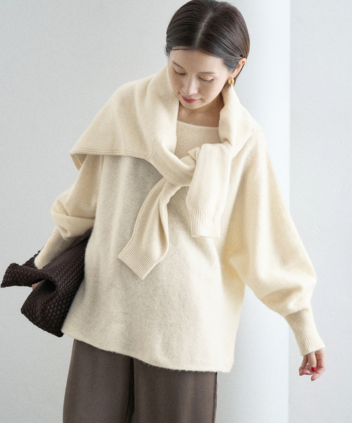 m78,m574_koko様2点おまとめ　IENAニット IENA（イエナ） ニット セーター ピュア カシミヤ ドルマンプル