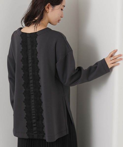 【完売品】cccmalie シーマリー　レースダブルカットソー　グレー Gready Brilliant（グレディブリリアン） tシャツ ダンボール後レース