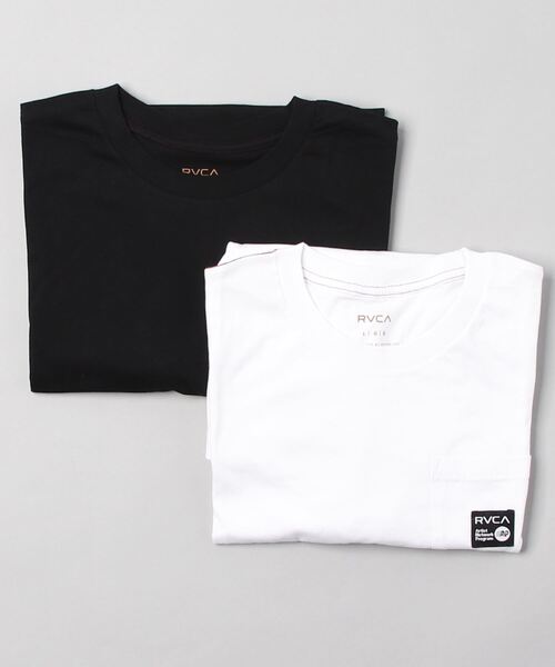 「RVCA」 半袖Tシャツ MEDIUM ホワイト メンズ_画像2