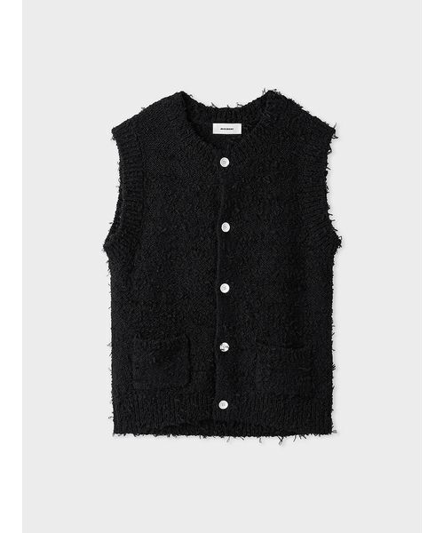 MIESROHE（ミースロエ） ニットベスト FREE ブラック レディース