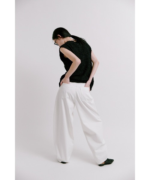 MIESROHE（ミースロエ） ニットベスト FREE ブラック レディース