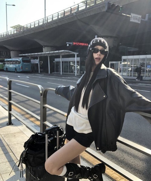 ViViDAY レザージャケット ライダース 「新色追加」ビッグシルエット