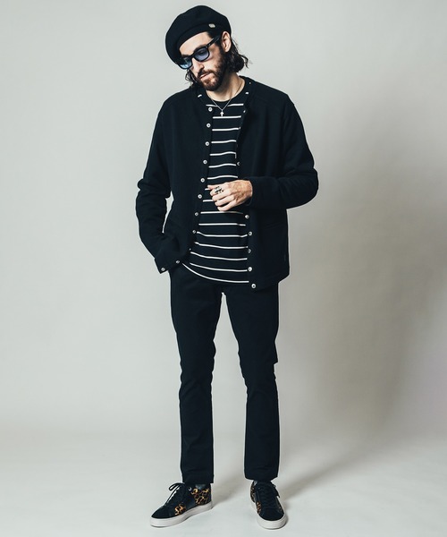 「CRIMIE」 カーディガン XX-LARGE ブラック メンズ_画像6