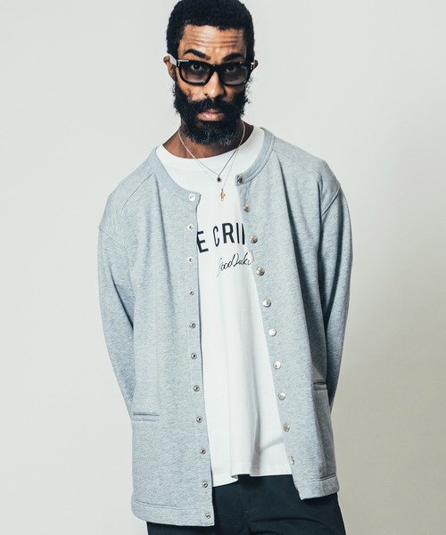 「CRIMIE」 カーディガン XX-LARGE ブラック メンズ_画像7