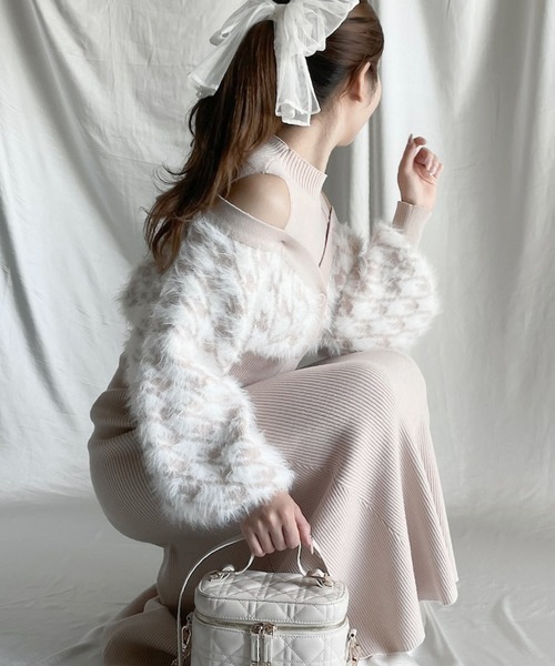 NOMAE（ノーマエ） ニットワンピース FREE ピンク レディース