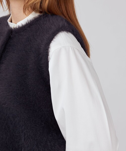 Ballsey ニットベスト Ballsey（ボールジィ） ニットベスト S チャコールグレー レディース