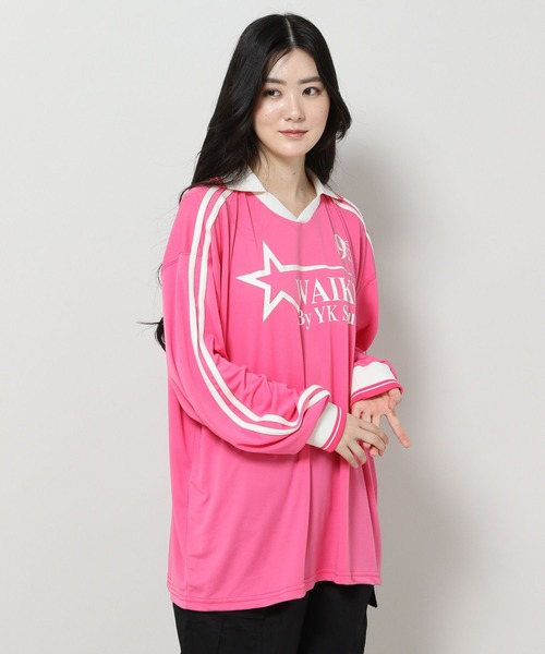 「WaiKei」 長袖カットソー MEDIUM ピンク レディース_画像3